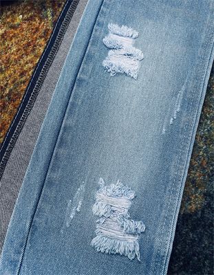 خرید پارچه جین سنگین وزن 100% نخی آبی تیره 13.3OZ برای ژاکت و شلوار جین online manufacture