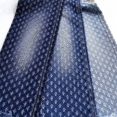 خرید طرح گل بافتنی قلاب‌بافی پارچه جین ژاکارد جین TWILL سبک جین غیر کشی 11.3 اونس برای لباس‌های زنانه یا شلوار جین online manufacture