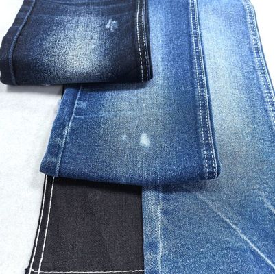 خرید اقلام موجود در انبار کشش بالا استایل TWILL جین پارچه ای جین تیره نیلی JSD3216 برای خانم ها شلوار جین لباس online manufacture