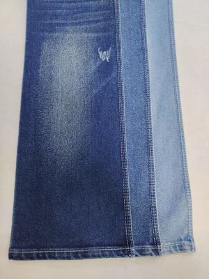 خرید کشش ضعیف پارچه جین 65% کتان، پارچه جین پلی استر پنبه 11.1 اونس برای شلوار جین مردانه online manufacture