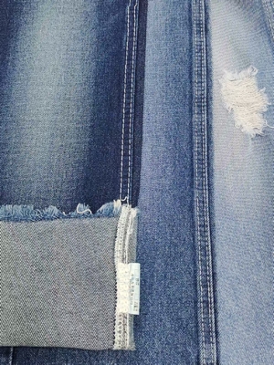 خرید ۷۳% پنبه DARK INDIGO بدون کشش ژینم پارچه TWILL سبک JSD3135R برای لباس ژینس زن online manufacture