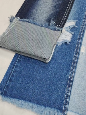 خرید کیفیت خوب 90%COTOTN DARK INDIGO جینم پارچه بدون کشش JSD3071 برای شلوار جین لباس عمده فروشی جینم online manufacture