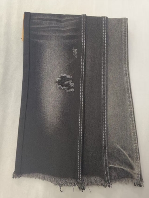 خرید سبک Twill بدون لاستیک 75.2%% پنبه پنبه پلی استر Rayon BLACK/BLAC 180cm پارچه جین 10*7 JSD3135A-R online manufacture
