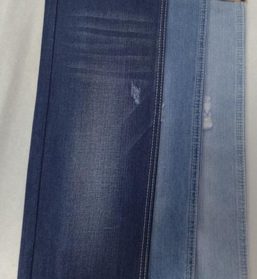 خرید وزن متوسط بدون لاستیک پنبه پلی استر Rayon DARK INDIGO پارچه جین JSD3337 برای شلوار جین online manufacture