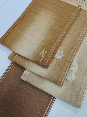 خرید رنگ KHAKI پارچه ژنیمی سبک راست دوقلو با 10 * 7 ساخت JSD3022K برای دوست پسر جین شلوار زن online manufacture