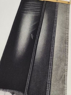 خرید پارچه جین پنبه پلی استر کشسان 4 طرفه بافت جناغی با ساختار 10+10*16/70TR JSD3126A برای لباس جین کژوال online manufacture