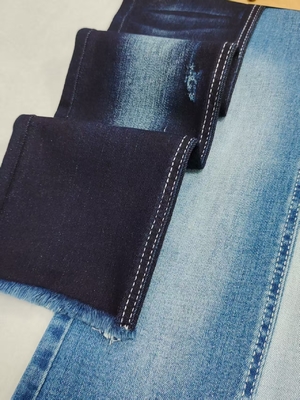 خرید High Spandex Dual-Core Siro Yarn Cross Slub  85%Cotton Denim Fabric With 170cm Full Width For Jeans Or Coat online manufacture
