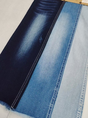 خرید Dual-Core Siro Yarn Cross Slub  85%Cotton Stretch Denim Fabric With 12+12*21/40+70 Construction JSD3280 For Jeans Or Coat online manufacture
