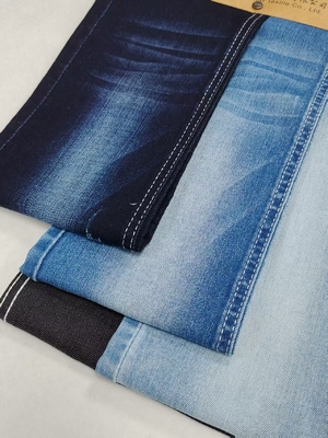 خرید پارچه جین 10S DARK INDIGO با 85% پنبه، 13% پلی استر، 2% اسپندکس، نخ سیلو کراس اسلاب JSD3298 برای شلوار جین یا کت online manufacture