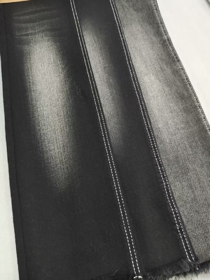 خرید سیاه/سیاه 180 سانتی متر عرض کامل Siro Yarn Cross Slub stretch 9.2 اونس پارچه جین JSD3302A برای کت جین یا جین online manufacture