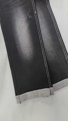 خرید 75% پنبه سنگین وزن 12oz مشکی/سفید با عرض کامل 150 سانتی‌متر بافت 16*16/70+10 بدون کش پارچه جین JSD3356B برای شلوار جین مردانه online manufacture