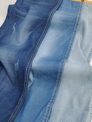 خرید 65% تنسل بافت ضعیف کشسان طرحی 4.7 اونس پارچه جین سبک وزن JSD2020-LZ برای شلوار جین یا تی شرت تابستانی کودکان online manufacture