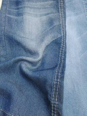 خرید 100%Tencel 4.5oz Light Weight Summer Jeans Or T-Shirt Denim Fabric Elastic Free 180cm Full Width  JSD2031 online manufacture