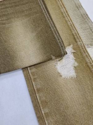 خرید 14oz heavy weight Light Green Color Twill Style Denim Fabric 7*6 construction Woven JSD3047M For winter jeans online manufacture