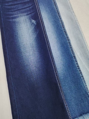 خرید Siro Twill Style 8.8oz High Stretch Denim Fabric Dark Indigo 70%Cotton For Lady Jeans online manufacture