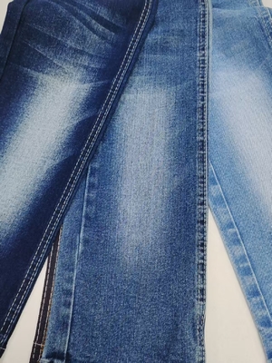 خرید 3/1 راست Twill Dark Indigo High Stretch 8S پارچه ژنیم 11.5 اونس برای مرد جین online manufacture
