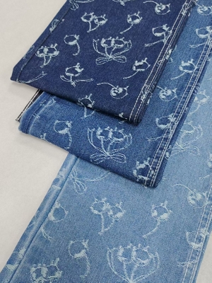 خرید چاپي فوق العاده نرم 10/8 اونس وزن متوسط 60 درصد پارچه پنبه اي دنيمي براي شلوار ژينس بانو يا اسکيت online manufacture