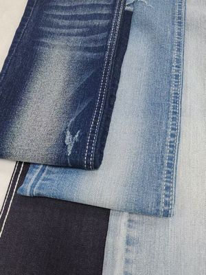 خرید 12S Denim Fabric 8.5oz Right Twill Woven Low Shrinkage For Ladies Jeans online manufacture