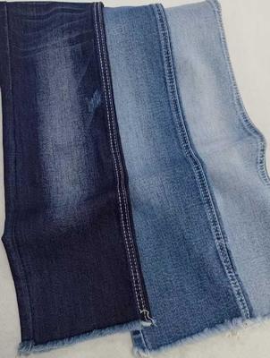 خرید TR 9.7oz Dark indigo with full width 180-182cm construction 10+10*12/55/75 Denim fabric  JSD3407 for jeans online manufacture