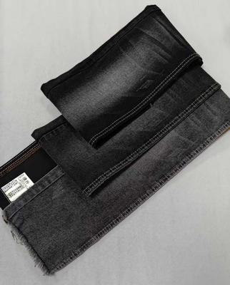 خرید Medium elastic 11.8oz Black/Black with full width 180cm construction 8*16/70 Denim fabric  JSD3191A for men jeans online manufacture