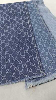 خرید Beautiful pattern Heavy weight Dark blue with full width 180cm /10x7 Denim fabric for jeans online manufacture