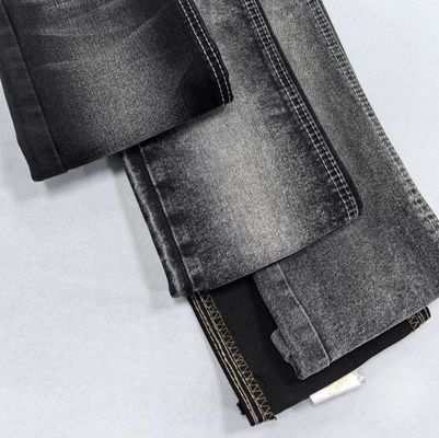 رنگ سیاه کشش خوب 13OZ AW وزن سنگین Twill پارچه جین برای مرد جین