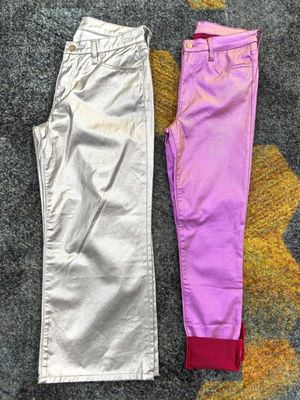 مد رنگ روشن چاپی پارچه جین برای مردان جین 7.7OZ 57' 58'