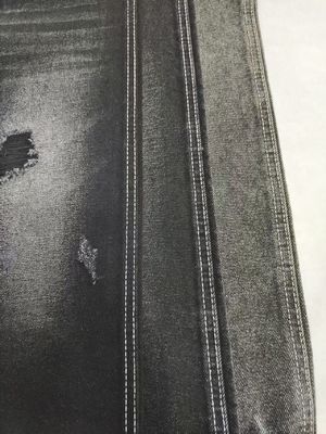 پارچه جین مشکی پنبه پلی استر با وزن سنگین و بسیار نرم با عرض کامل 180 سانتی متر JSD3172A 13oz