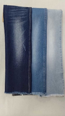 98٪ پنبه 2٪ اسپاندکس INDIGO تیره 12+11*16/55D پارچه دندانی انعطاف پذیر JSD1013-1 برای شلوار جین مد