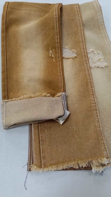 High quality 11.3oz Right Twill Khaki 10x7 No elastic  Denim fabric  JSD3022K for fashion jeans